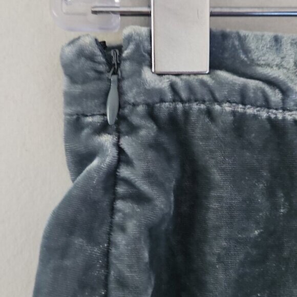 URBAN OUTFITTERS | Button down velvet skirt blue sz S - Picture 5 of 5